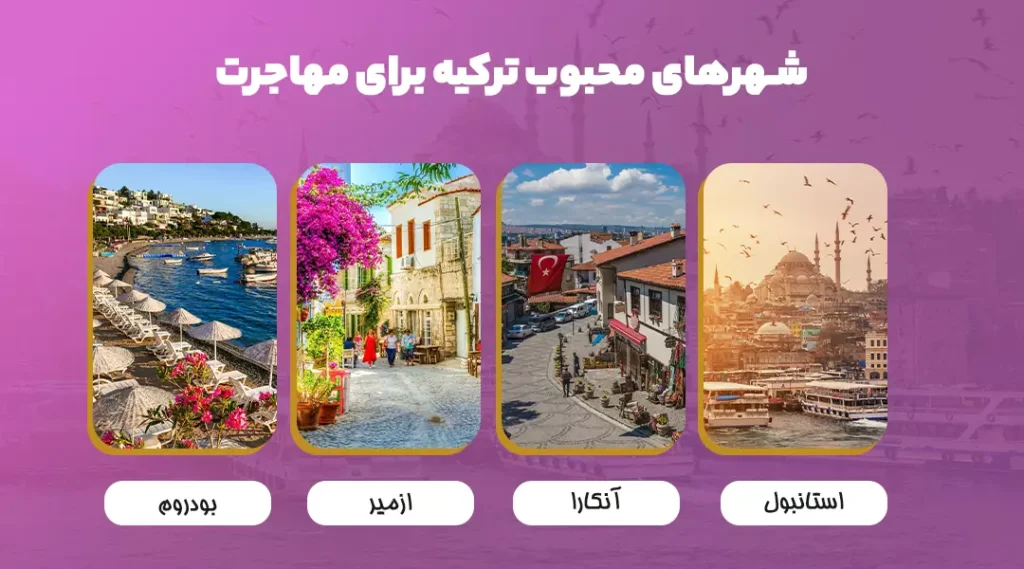 شهرهای محبوب ترکیه برای مهاجرت