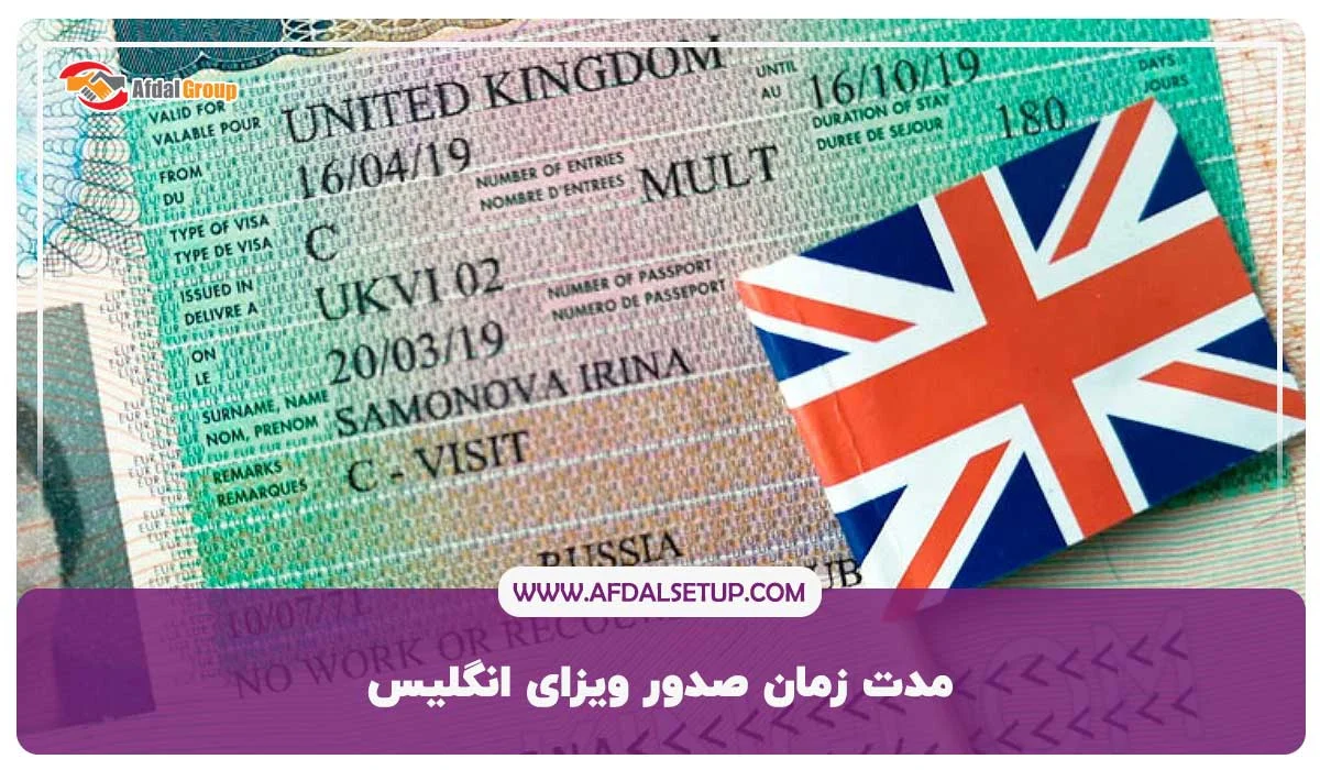 مدت زمان صدور ویزای انگلیس