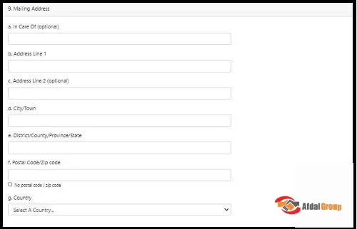 بارگذاری اطلاعات داوطلب در ثبت نام لاتاری آمریکا