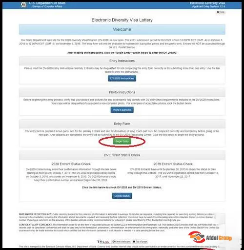 نحوه ثبت نام در لاتاری آمریکا